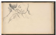 Figure Resting Head on Hand-ZYGR76275