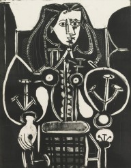 Pablo Picasso-Femme Au Fauteuil No 4 (d'aprés le violet)  [Armchair Woman No. 4 (from the violet)]  