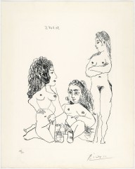Pablo Picasso-Trois femmes  1968