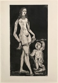 Pablo Picasso-Venus et l'amour  d'après Cranach  1949
