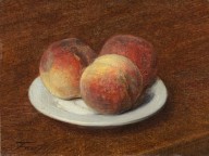 Three Peaches on a Plate-ZYGR89679