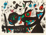 Joan Miró Espanja 1893-1983-Utan titel, ur Homenatge a Joan Prats