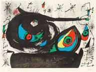 Joan Miró Espanja 1893-1983---Utan titel, ur Homenatge a Joan Prats