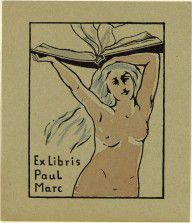 ZYMd-72964-Bookplate Paul Marc I (Ex Libris Paul Marc I) (1902)