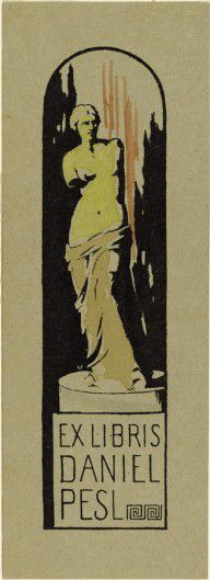 ZYMd-72919-Bookplate Daniel Pesl II (Exlibris Daniel Pesl II) (c. 1902)