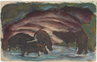 Franz Marc-Wild Boars in the Water-ZYGU27590