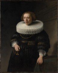 荷兰 伦勃朗　一个女人的肖像 