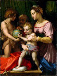 意大利 Andrea del Sarto 圣施洗约翰的神圣家族 