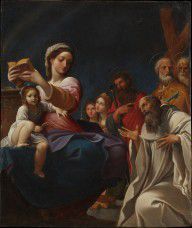 意大利 卡拉齐 圣母和儿童圣徒 
