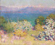 John Russell In the morning2C Alpes Maritimes from Antibes 