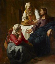 Johannes (Jan) Vermeer Christ in the House of Martha and Mary 