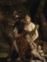 Paolo Veronese (Caliari) Mars2C Venus and Cupid 