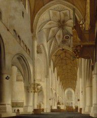 Pieter Jansz. Saenredam The Interior of St Bavo's Church  Haarlem (the 'Grote Kerk') 