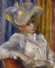 Pierre-Auguste Renoir Woman with a Hat 