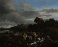 Ruisdael,Jacobvan-LandscapewithCascade 