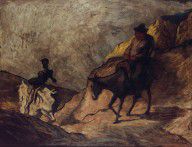 Honore Daumier - Don Quichotte et Sancho Pansa