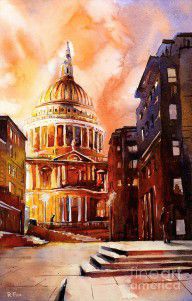 12078473_Watercolor_Painting_Of_St_Pauls_Cathedral_London_England