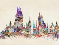 16348251_Pop_Art_Hogwarts_Castle