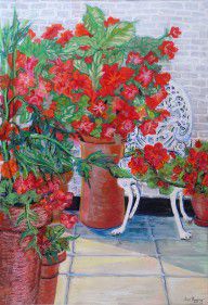 15238152_Geraniums_And_Petunias_On_The_Terrace