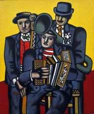 ZYMd-79472-The Three Musicians 1944 (after a drawing of 1924-25; dated on painting 1924-44)