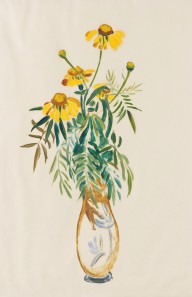 Gabriele M�nter-Margariten in hoher Vase. Um 195060.