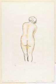 Back of a Nude Woman (Femme nue de dos)_(1924)