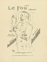 ZYMd-31195-The Madman (Le fou) from Quatorze lithographies originales (Mélodies de Désiré Dihau) 189