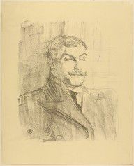 ZYMd-126483-Lucien Guitry from Portraits of Actors and Actresses Thirteen Lithographs (Portraits d&#