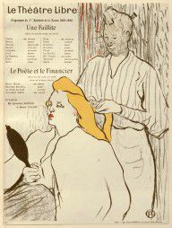 ZYMd-152648-The Hairdresser (La coiffure), program for Bankruptcy (Une Faillite) and The poet and th