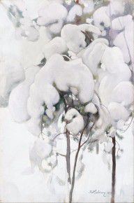 Pekka_Halonen-ZYMID_Snow-Covered_Pine_Saplings
