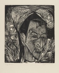 Ernst Ludwig Kirchner-Kopf David M�ller. 1919.