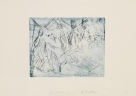 Ernst Ludwig Kirchner-Kuh am Brunnen. 1919.