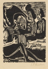 Ernst Ludwig Kirchner-Mondnacht. 1924.