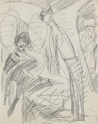 Ernst Ludwig Kirchner-Pantomime Hans Reimann Die Rache der T�nzerin. 1912.