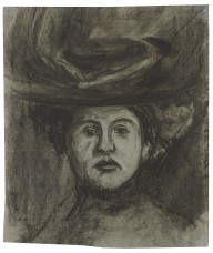 Ernst Ludwig Kirchner-Portr�t einer Dame. 1903.