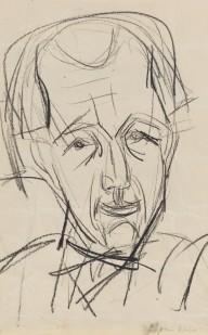 Ernst Ludwig Kirchner-Skizze Redslob. 1924.