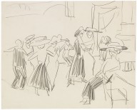 Ernst Ludwig Kirchner-Tanzcaf�. Um 1910.