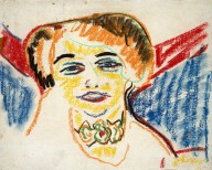 Ernst Ludwig Kirchner-Head of a Woman-ZYGU21150