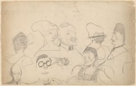 Sketches of Heads, Including One of Chester Dale-ZYGR50667
