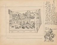 Stuart Davis-Sketchbook Page (Gloucester Dock Scene 16-8) 1933