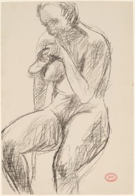 Untitled [seated nude holding her shoe]-ZYGR122336