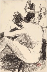 Untitled [rear view of female nude with standing figure]-ZYGR112491