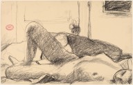 Untitled [female nude reclining with a door in the background]-ZYGR121982