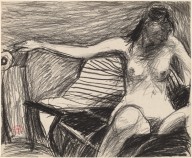 Untitled [seated nude extending her right arm]-ZYGR122878