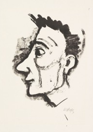 Karl Hofer-M�nnerkopf, Profil nach links V. 1945-48.