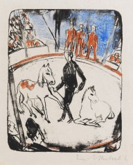 Erich Heckel-Zirkus. 1921.