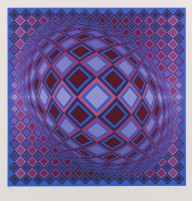 Victor Vasarely-Basel. 1983.
