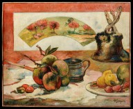 Paul Gauguin-Nature morte à l'éventail  ca. 1889