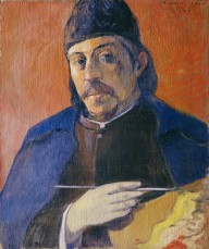 Paul Gauguin-Autoportrait à la palette (Self-Portrait with Palette)  ca. 1893