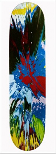Damien Hirst-Red Spin (Limited Edition) Skate Deck  2008